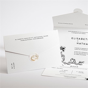 Faire-part mariage tout en un !