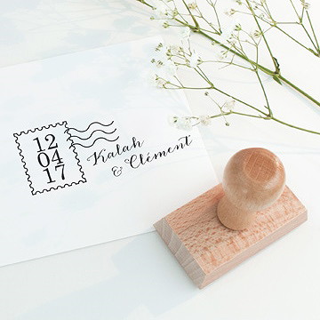 Tampon mariage courrier mariage