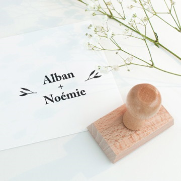 Tampon mariage lui + elle