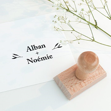 Tampon mariage lui + elle