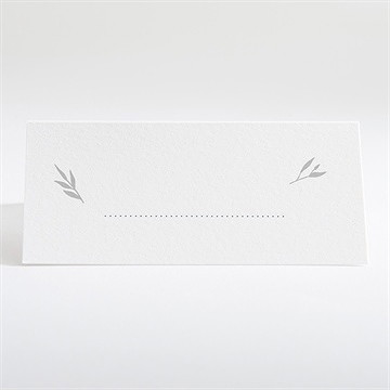 Marque-place baptême mosaïque de photos - Dos du marque-place