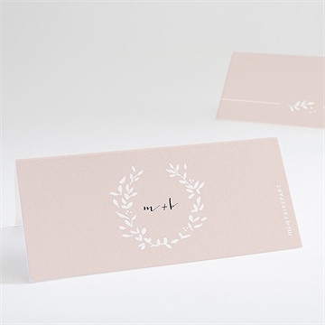 Marque-place mariage médaillon