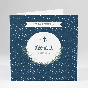 Faire-part de baptême motifs et autres pois