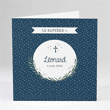 Faire-part de baptême motifs et autres pois
