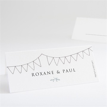 Marque-place mariage belle couronne