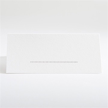 Marque-place mariage belle couronne - Dos du marque-place