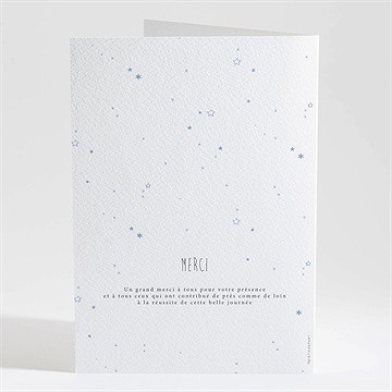 Livret de messe baptême cadre et motifs - Dos du livret