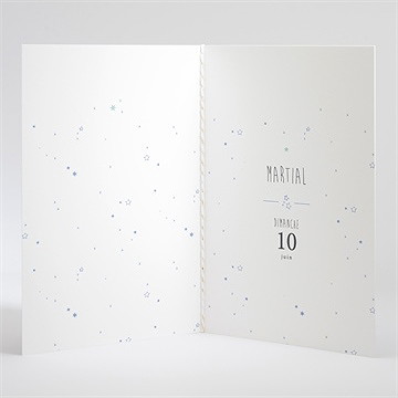 Livret de messe baptême cadre et motifs - Intérieur du livret