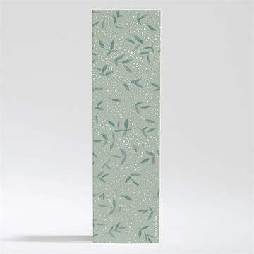 Signet baptême gravure vintage - Dos du signet