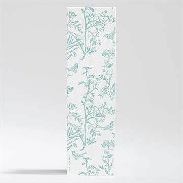 Signet baptême gravure en rond - Dos du signet