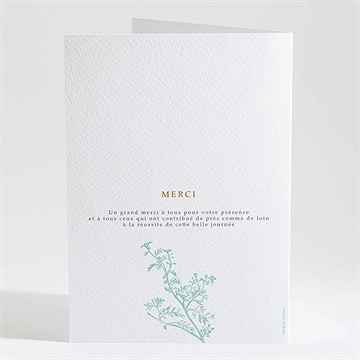 Livret de messe baptême gravure en rond - Dos du livret