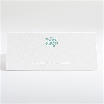 Marque-place baptême gravure en rond - Dos du marque-place