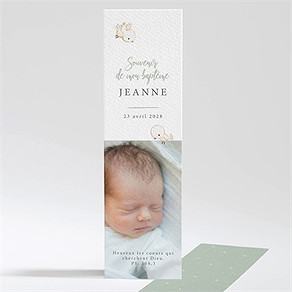 Signet baptême tendre scène