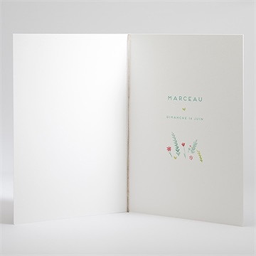 Livret de messe baptême tendre faon ! - Intérieur du livret