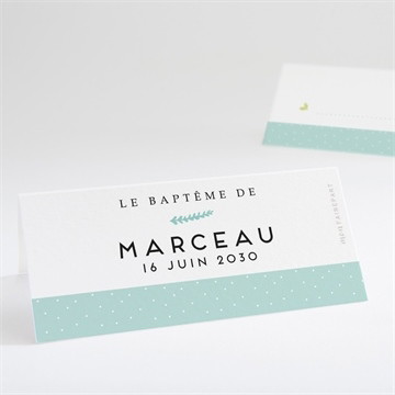 Marque-place baptême tendre faon !