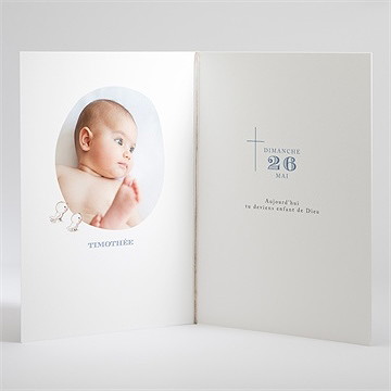 Livret de messe baptême illustration animaux - Intérieur du livret