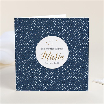 Faire-part communion relief