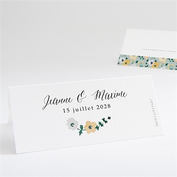 Marque-place mariage oui en relief