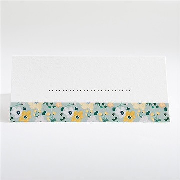 Marque-place mariage oui en relief - Dos du marque-place