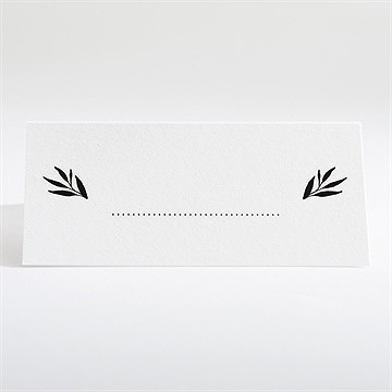 Marque-place mariage gravure secrète - Dos du marque-place