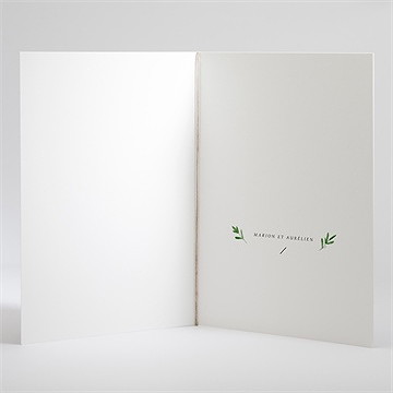 Livret de messe mariage branche d'amour - Intérieur du livret