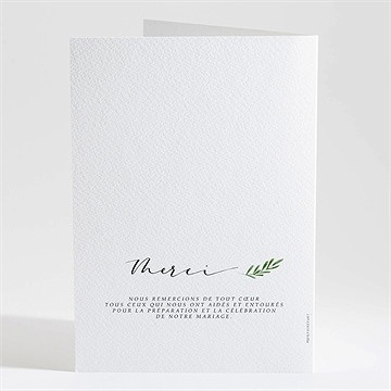 Livret de messe mariage branche d'amour - Dos du livret