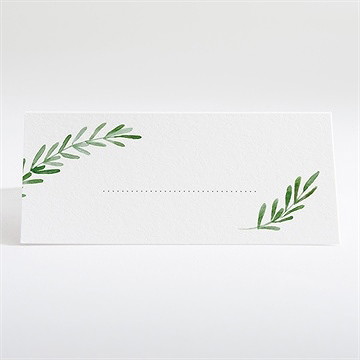 Marque-place mariage branche d'amour - Dos du marque-place