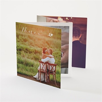 Remerciement mariage branche d'amour