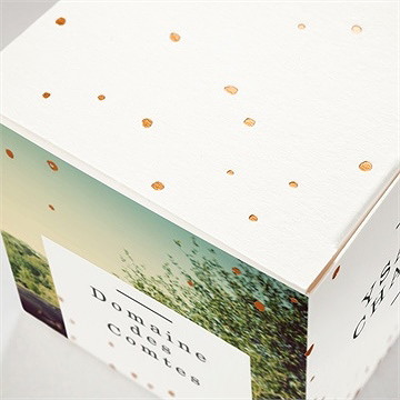 Boîte de dragées mariage vous dire merci - Détail de la boîte