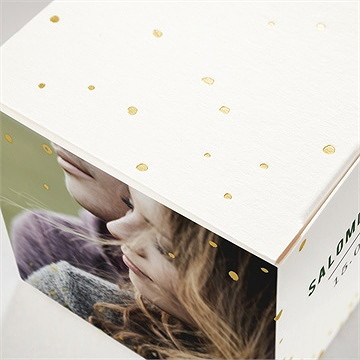 Boîte de dragées mariage merci pour tout - Détail de la boîte