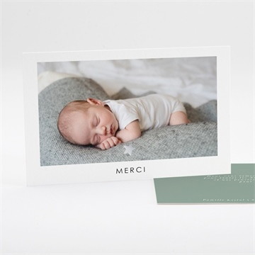 Remerciement naissance signature