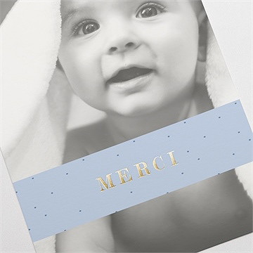 Remerciement naissance mon rêveur - Détail de la carte