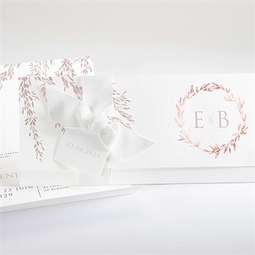 Faire-part mariage sous le saule