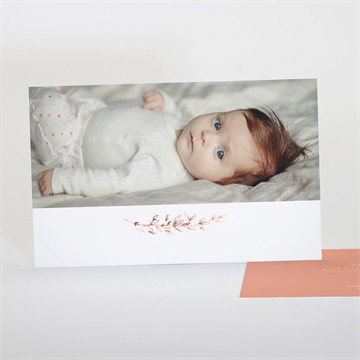 Remerciement naissance végétation copper