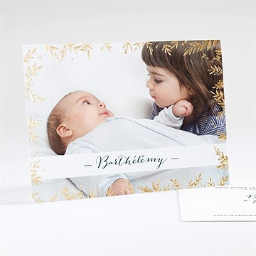 Faire-part naissance belle inscription