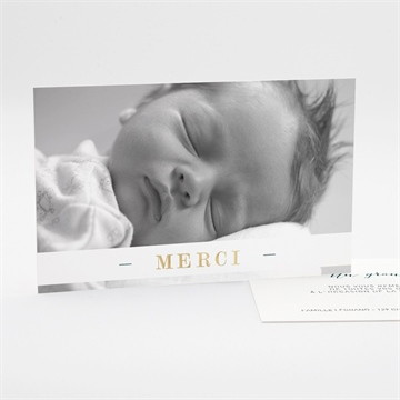 Remerciement naissance belle inscription