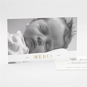Remerciement naissance belle inscription
