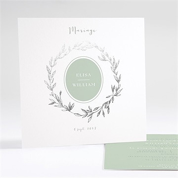 Faire-part mariage chaude ambiance