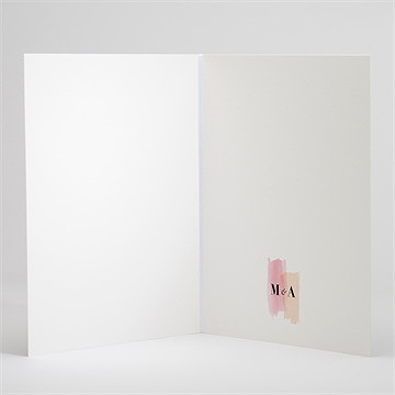 Livret de messe mariage charmantes couleurs - Intérieur du livret