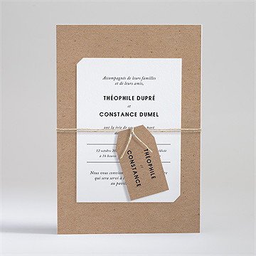 Faire-part mariage précieux cadeau