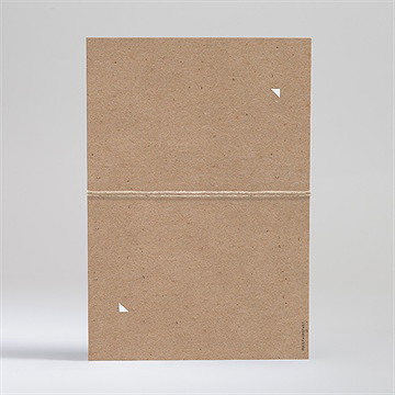 Faire-part mariage précieux cadeau - Dos du faire-part