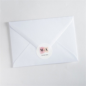 Sticker mariage charmantes couleurs - Mise en situation