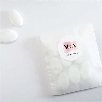 Sticker mariage charmantes couleurs - Mise en situation