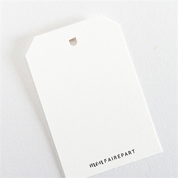 Etiquette mariage charmantes couleurs - Dos de l'étiquette