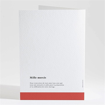 Livret de messe mariage enlacés - Dos du livret