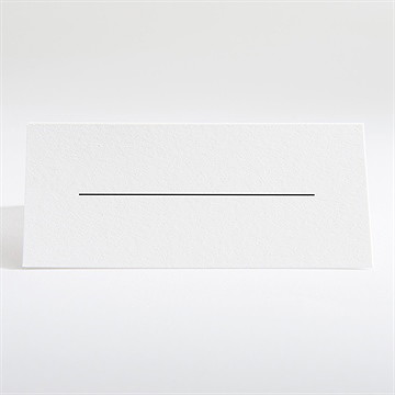 Marque-place mariage enlacés - Dos du marque-place