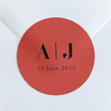 Sticker mariage enlacés