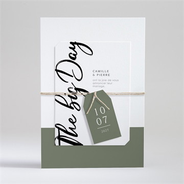 Faire-part mariage the big day