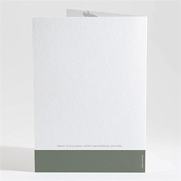 Livret de messe mariage the big day - Dos du livret