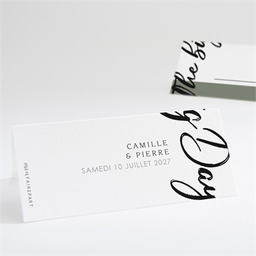 Marque-place mariage the big day